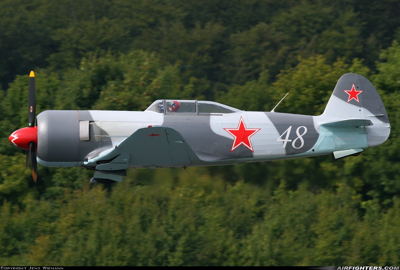 Private Yakovlev Yak-3UA RA-3482K at Paderborn / Lippstadt (PAD / EDLP), Germany