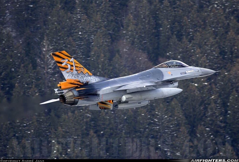 Belgium - Air Force General Dynamics F-16AM Fighting Falcon FA-87 at Meiringen (LSMM), Switzerland