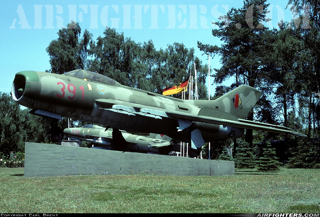 East Germany - Air Force Mikoyan-Gurevich MiG-19PM 391 at Preschen, Germany