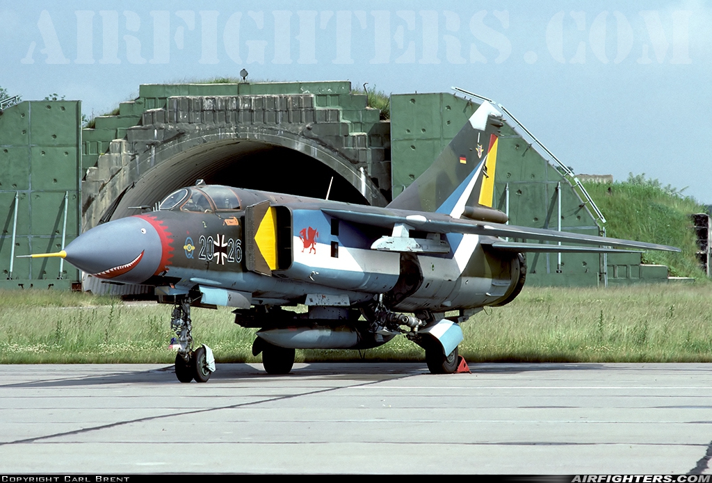 Germany - Air Force Mikoyan-Gurevich MiG-23ML 20+26 at Rostock - Laage (RLG / ETNL), Germany