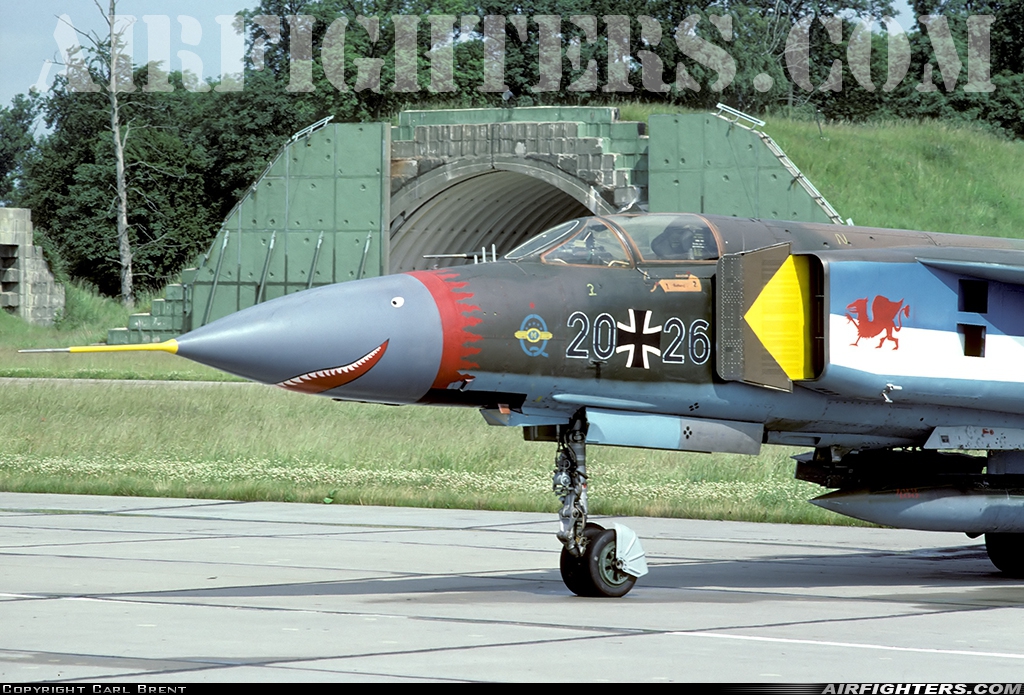 Germany - Air Force Mikoyan-Gurevich MiG-23ML 20+26 at Rostock - Laage (RLG / ETNL), Germany