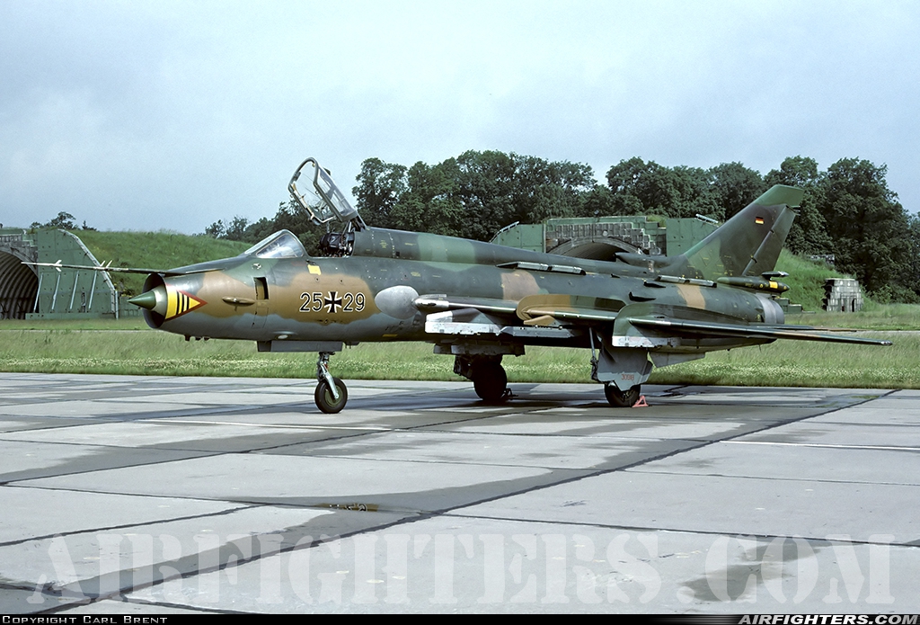 Germany - Air Force Sukhoi Su-22M4 Fitter-K 25+29 at Rostock - Laage (RLG / ETNL), Germany