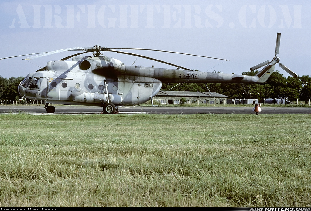 Germany - Air Force Mil Mi-9 93+96 at Cottbus North (ETHT), Germany