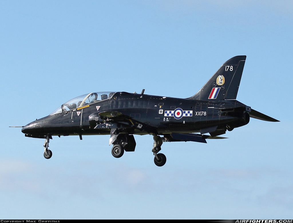UK - Air Force British Aerospace Hawk T.1W XX178 at Valley (EGOV), UK