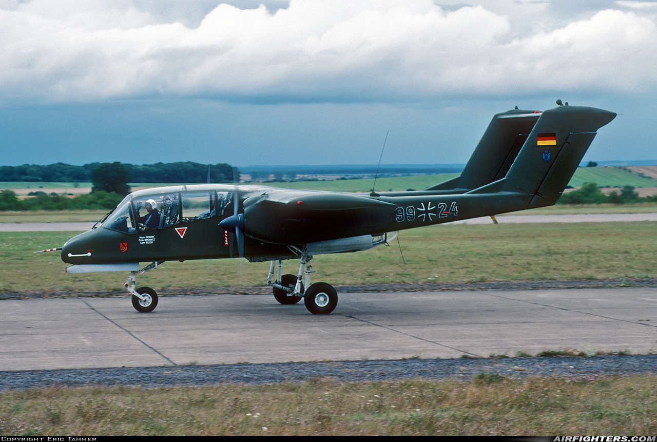 Germany - Air Force North American Rockwell OV-10B Bronco F-AZKM at Chambley - Bussieres (LF52), France