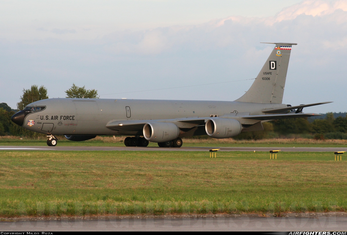 USA - Air Force Boeing KC-135R Stratotanker (717-148) 61-0306 at Hradec Kralove (LKHK), Czech Republic