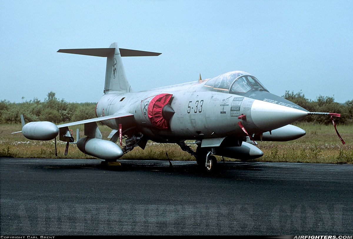 Italy - Air Force Lockheed F-104S-ASA Starfighter MM6812 at Enschede - Twenthe (ENS / EHTW), Netherlands