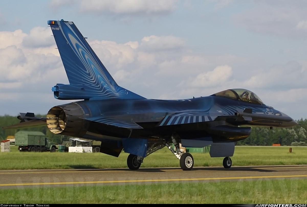 Belgium - Air Force General Dynamics F-16AM Fighting Falcon FA-110 at Kecskemet (LHKE), Hungary