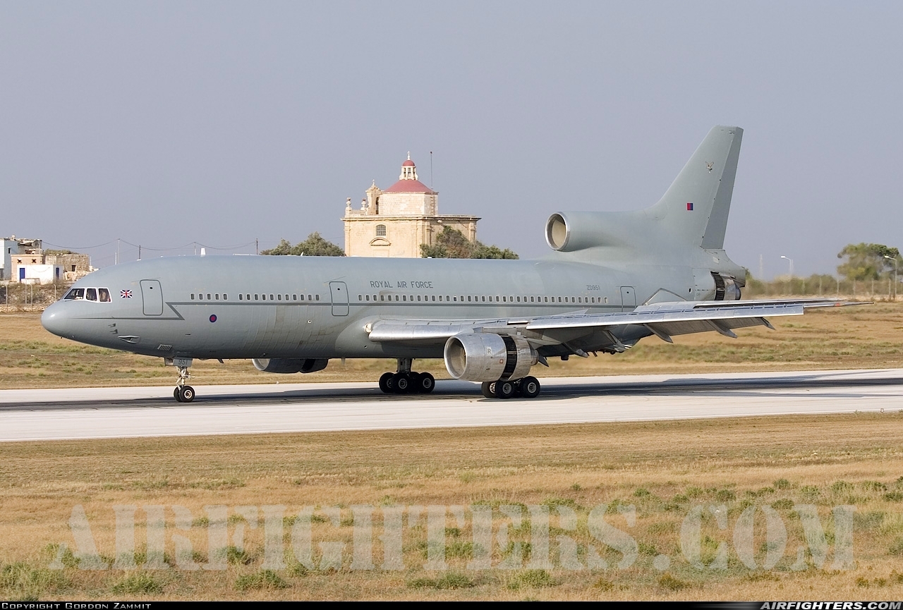 UK - Air Force Lockheed L-1011-385-3 TriStar K1 (500) ZD951 at Luqa - Malta International (MLA / LMML), Malta