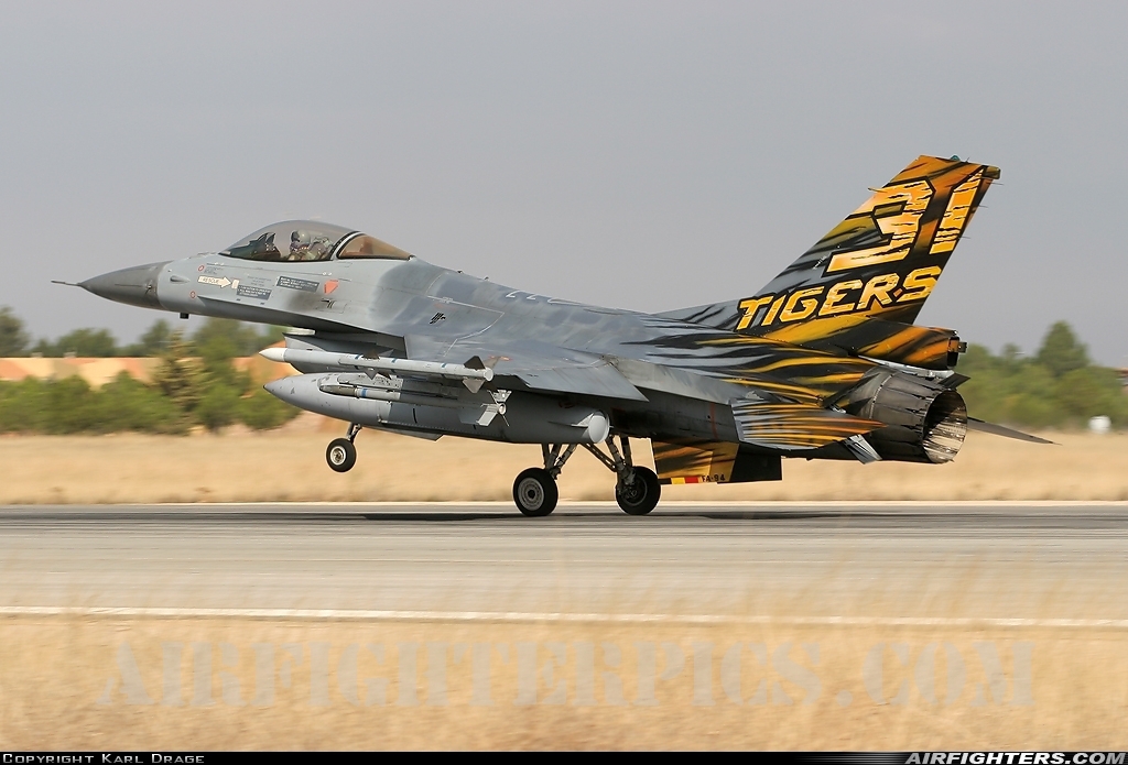 Belgium - Air Force General Dynamics F-16AM Fighting Falcon FA-94 at Albacete (- Los Llanos) (LEAB), Spain
