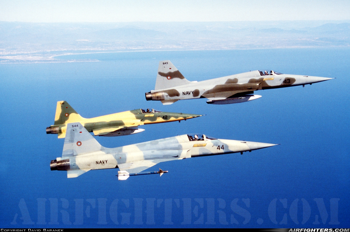 USA - Navy Northrop F-5E Tiger II  at Pacific Ocean, International Airspace