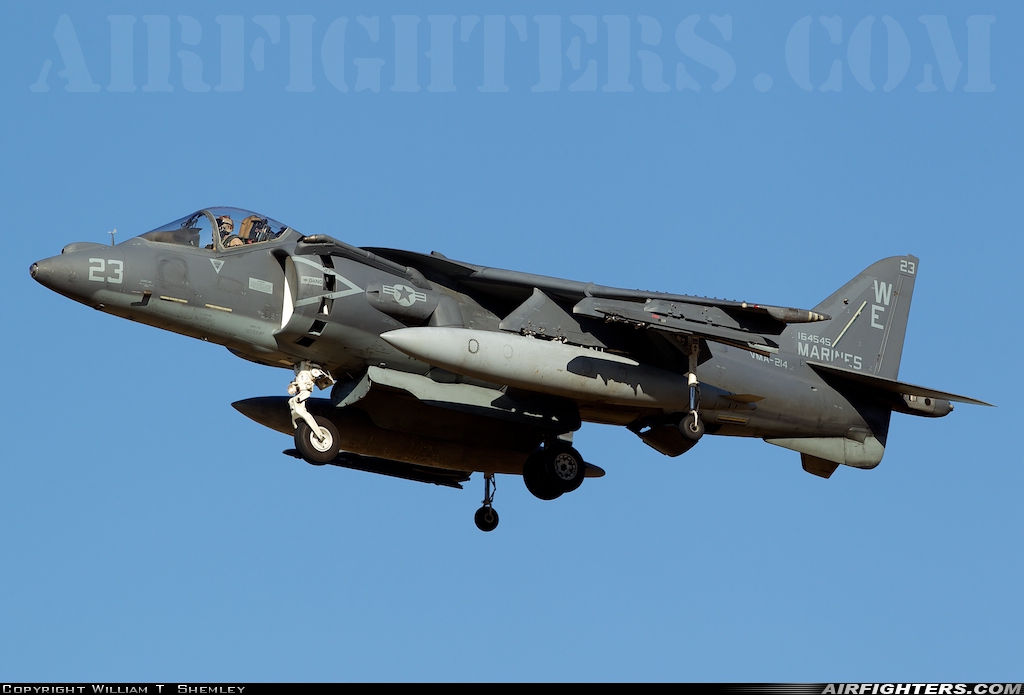 USA - Marines McDonnell Douglas AV-8B+ Harrier ll 164545 at Portland - Portland-Hillsboro (HIO), USA