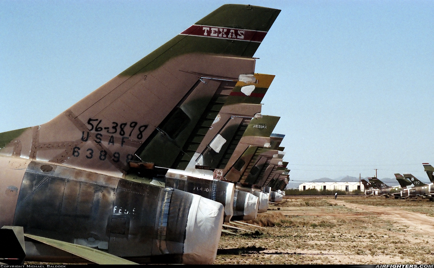 USA - Air Force North American F-100F Super Sabre 56-3898 at Tucson - Davis-Monthan AFB (DMA / KDMA), USA
