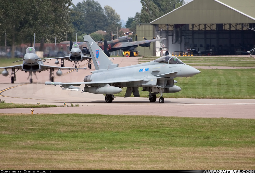 UK - Air Force Eurofighter Typhoon FGR4 ZK302 at Coningsby (EGXC), UK