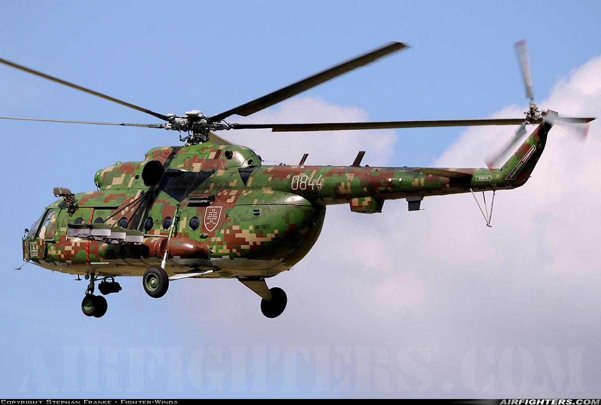 Slovakia - Air Force Mil Mi-17 0844 at Hradec Kralove (LKHK), Czech Republic
