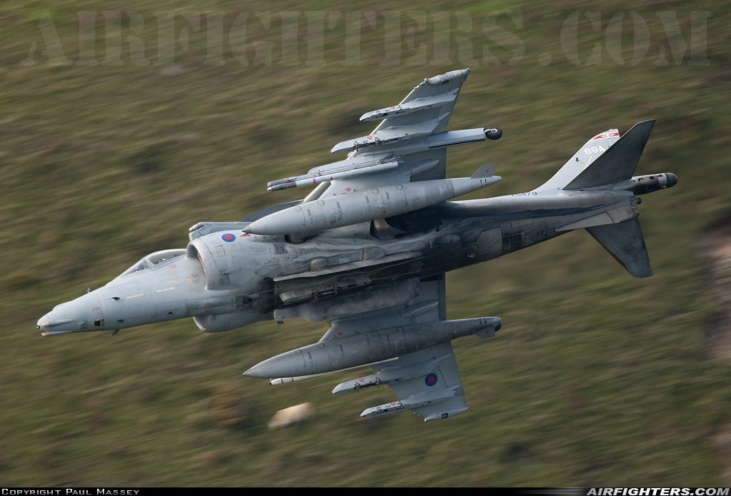 UK - Air Force British Aerospace Harrier GR.9 ZG479 at Off-Airport - Machynlleth Loop Area, UK