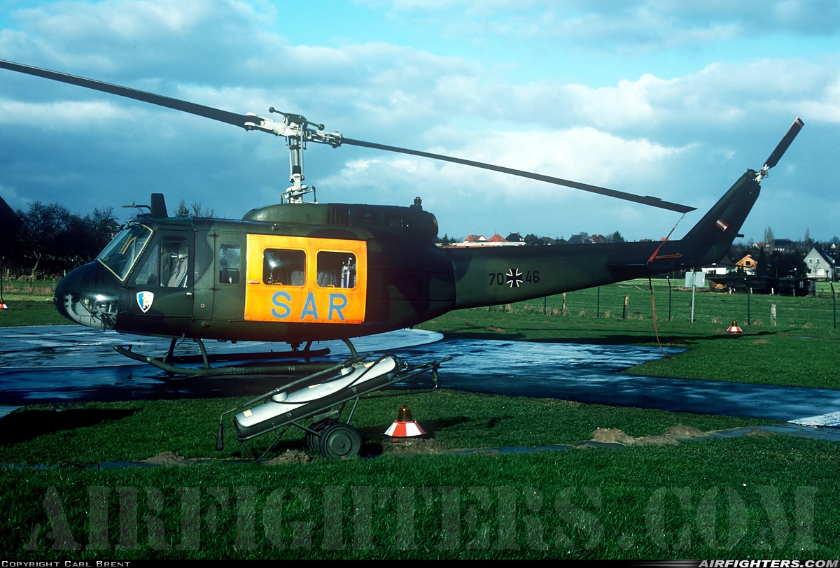 Germany - Air Force Bell UH-1D Iroquois (205) 70+46 at Off-Airport - Rheine, Germany