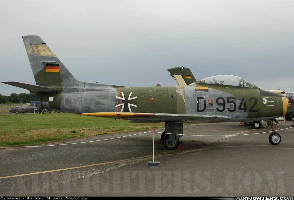 Germany - Army Canadair CL-13B Sabre Mk.6 D-9542 at Berlin - Gatow (GWW / EDUG), Germany