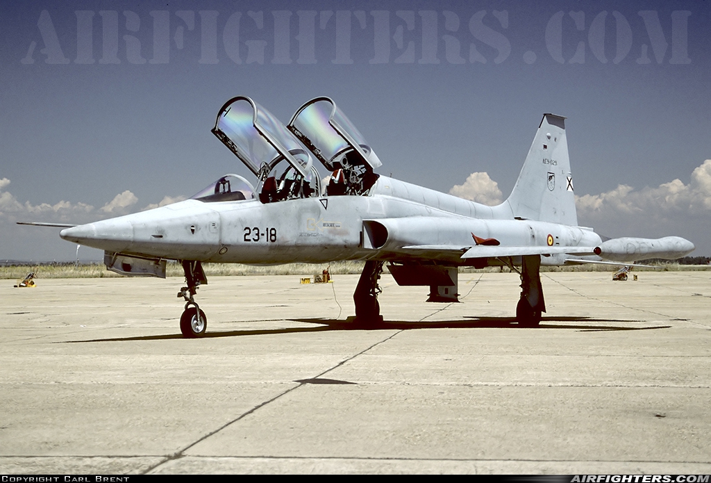 Spain - Air Force Northrop SF-5B Freedom Fighter AE.9-029 at Badajoz - Talavera la Real (BJZ / LEBZ), Spain