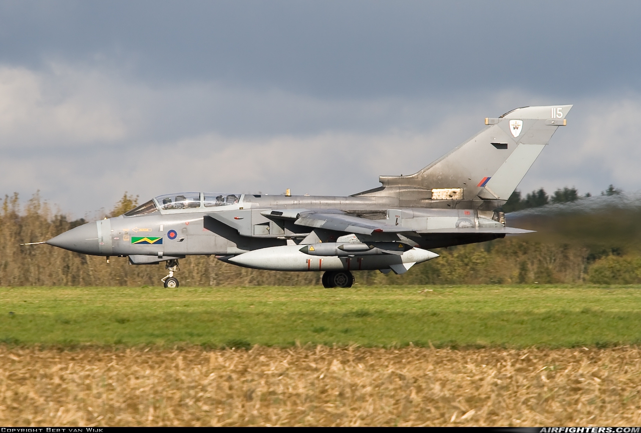 UK - Air Force Panavia Tornado GR4 ZD895 at Florennes (EBFS), Belgium