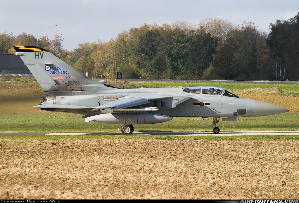 UK - Air Force Panavia Tornado F3 ZE788 at Florennes (EBFS), Belgium
