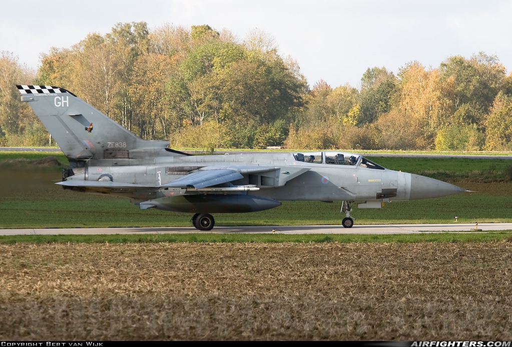 UK - Air Force Panavia Tornado F3 ZE838 at Florennes (EBFS), Belgium