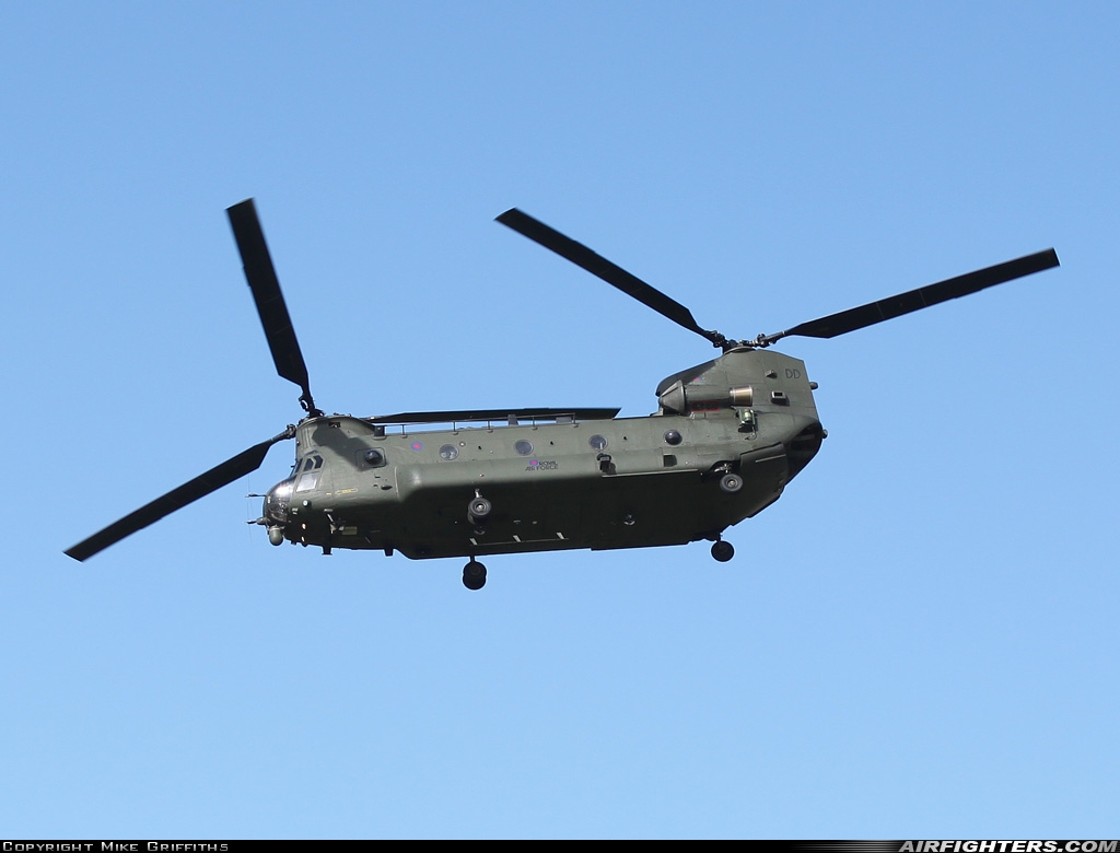 UK - Air Force Boeing Vertol Chinook HC2 (CH-47D) ZD980 at Valley (EGOV), UK