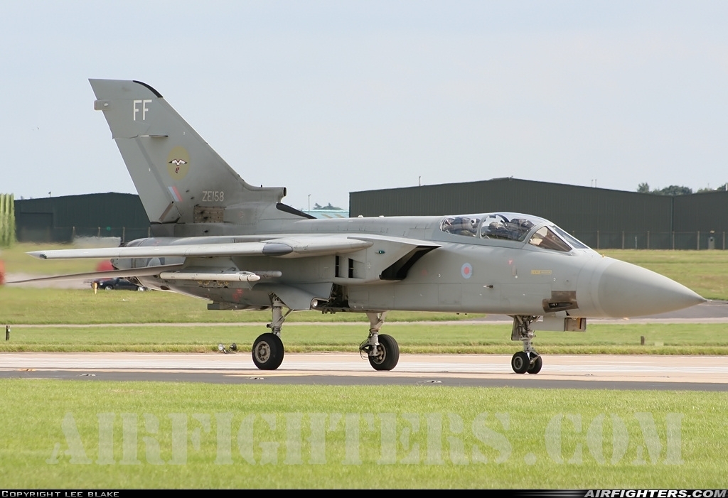 UK - Air Force Panavia Tornado F3 ZE158 at Waddington (WTN / EGXW), UK