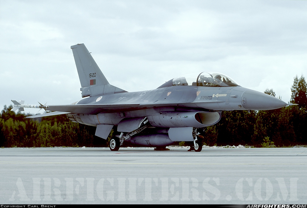 Portugal - Air Force General Dynamics F-16B Fighting Falcon 15120 at Monte Real (BA5) (LPMR), Portugal