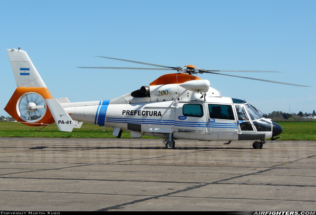 Argentina - Coast Guard Aerospatiale AS-565MA Panther PA-41 at El Palomar (PAL / SADP), Argentina