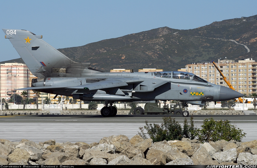 UK - Air Force Panavia Tornado GR4 ZD746 at Gibraltar - North Front (GIB / LXGB), Gibraltar