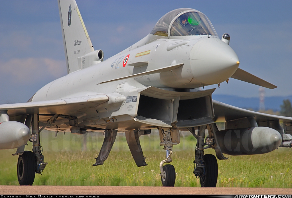 Italy - Air Force Eurofighter F-2000A Typhoon (EF-2000S) MM7292 at Decimomannu - (DCI / LIED), Italy