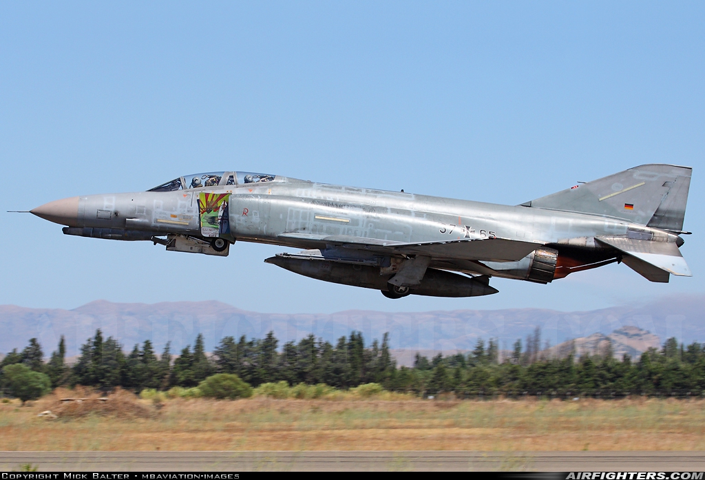 Germany - Air Force McDonnell Douglas F-4F Phantom II 37+65 at Decimomannu - (DCI / LIED), Italy