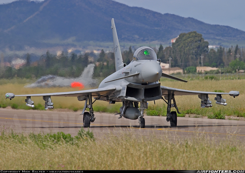 Italy - Air Force Eurofighter F-2000A Typhoon (EF-2000S) MM7294 at Decimomannu - (DCI / LIED), Italy