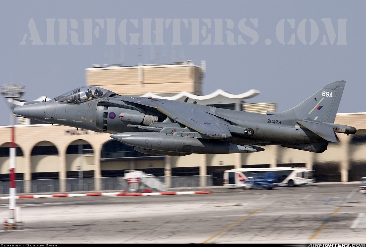 UK - Air Force British Aerospace Harrier GR.9 ZG479 at Luqa - Malta International (MLA / LMML), Malta