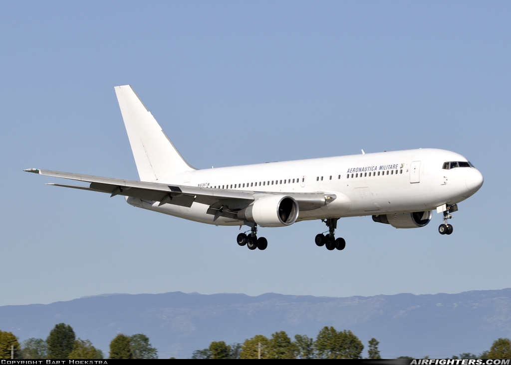 Italy - Air Force Boeing 767-231(ER) N606TW at Rivolto (LIPI), Italy