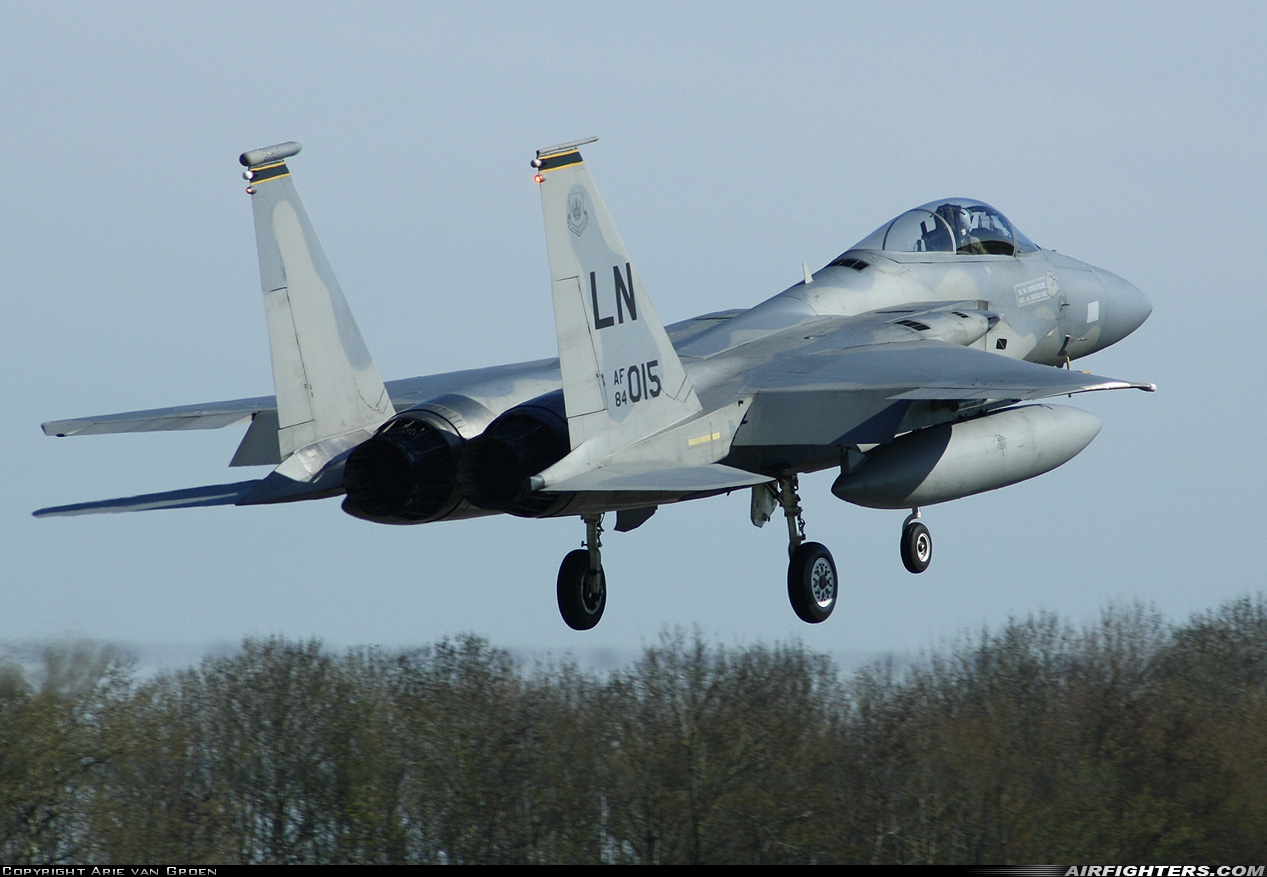 USA - Air Force McDonnell Douglas F-15C Eagle 84-0015 at Leeuwarden (LWR / EHLW), Netherlands