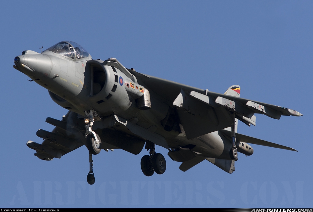 UK - Air Force British Aerospace Harrier GR.9 ZD321 at Leuchars (St. Andrews) (ADX / EGQL), UK
