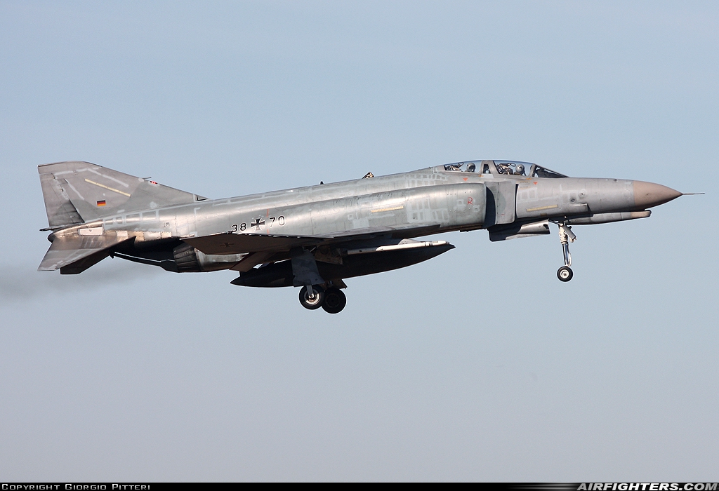 Germany - Air Force McDonnell Douglas F-4F Phantom II 38+70 at Decimomannu - (DCI / LIED), Italy