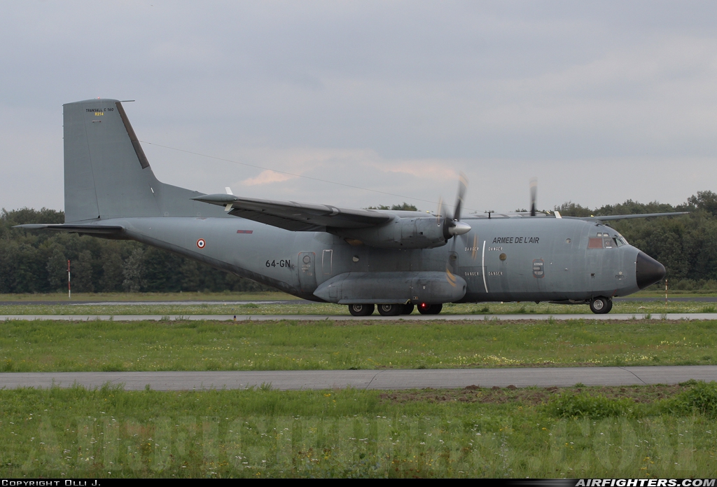 France - Air Force Transport Allianz C-160R R214 at Eindhoven (- Welschap) (EIN / EHEH), Netherlands