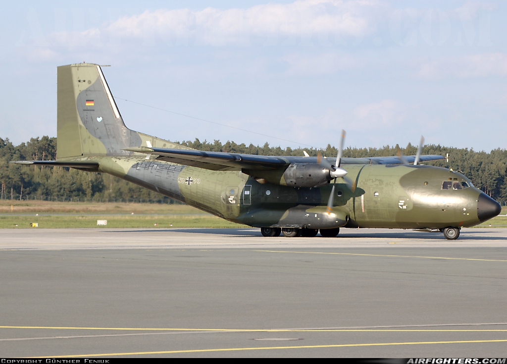 Germany - Air Force Transport Allianz C-160D 50+73 at Nuremberg (NUE / EDDN), Germany