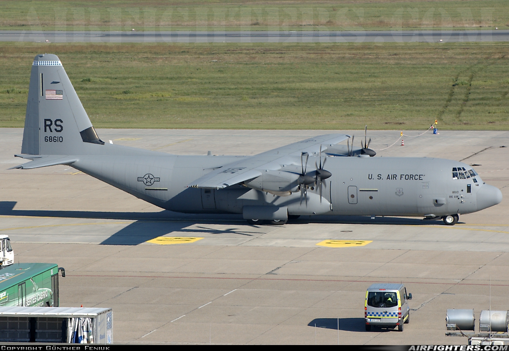 USA - Air Force Lockheed Martin C-130J-30 Hercules (L-382) 06-8610 at Nuremberg (NUE / EDDN), Germany