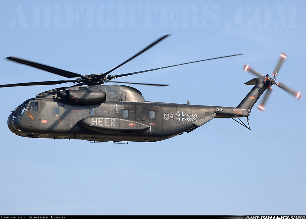 Germany - Air Force Sikorsky CH-53G (S-65) 84+32 at Neuburg - Zell (ETSN), Germany