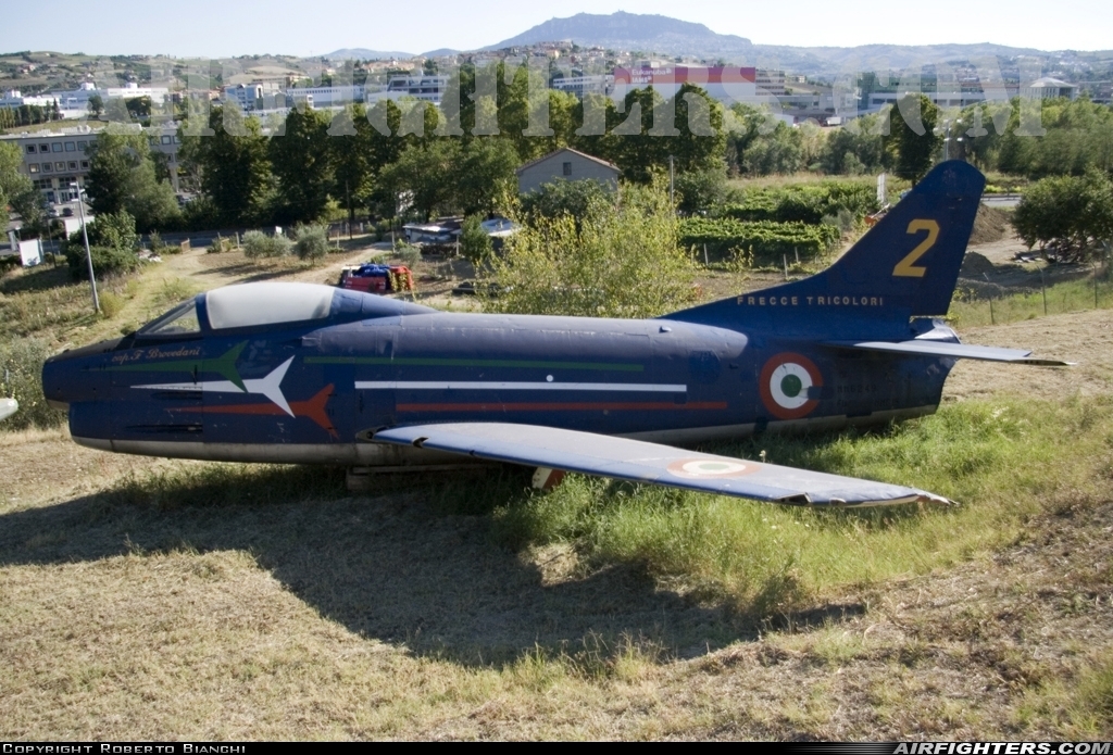Italy - Air Force Fiat G-91 PAN MM6249 at Off-Airport - Cerbaiola, Italy