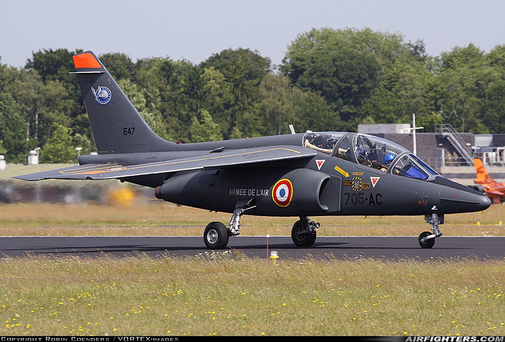 France - Air Force Dassault/Dornier Alpha Jet E E47 at Breda - Gilze-Rijen (GLZ / EHGR), Netherlands