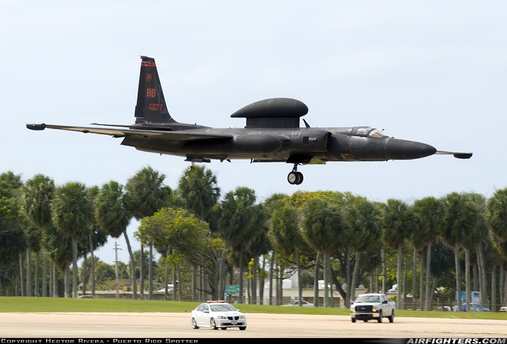USA - Air Force Lockheed U-2S 80-1077 at Aguadilla - Raphael Hernandez (Borinquen Field / Ramey AFB) (BQN / TJBQ), Puerto Rico