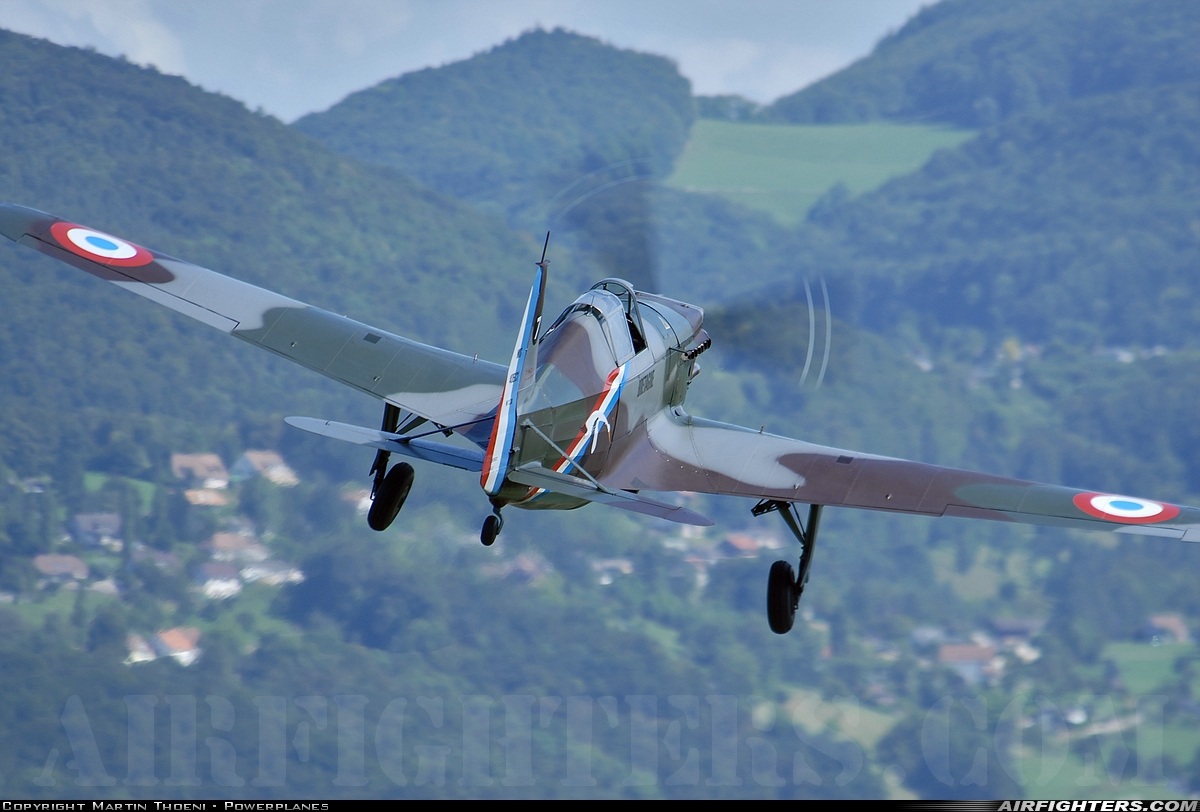 Private Morane-Saulnier D-3801 HB-RCF at Dittingen (LSPD), Switzerland