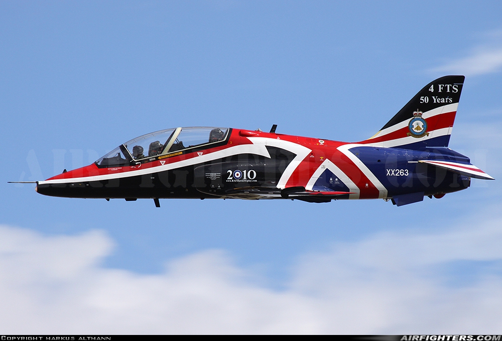UK - Air Force British Aerospace Hawk T.1A XX263 at Fairford (FFD / EGVA), UK