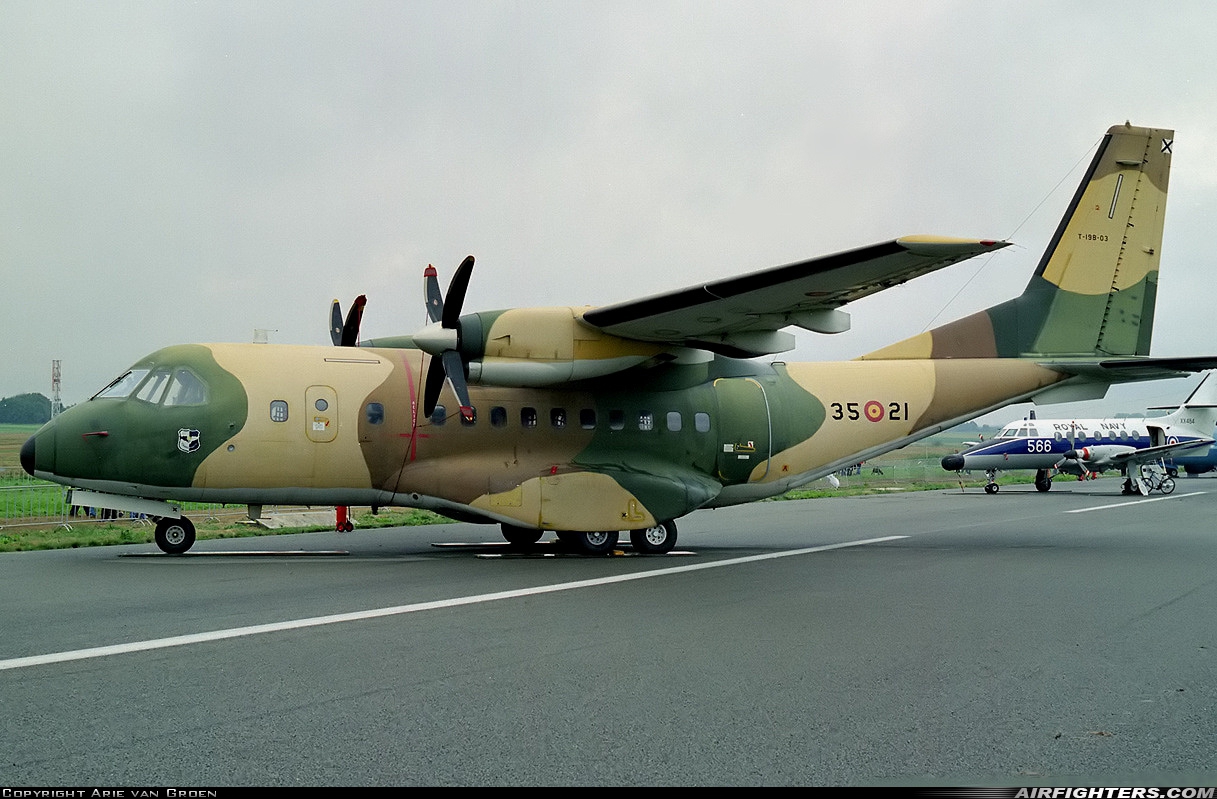 Spain - Air Force CASA CN235M-100 T.19B-03 at Beauvechain (EBBE), Belgium