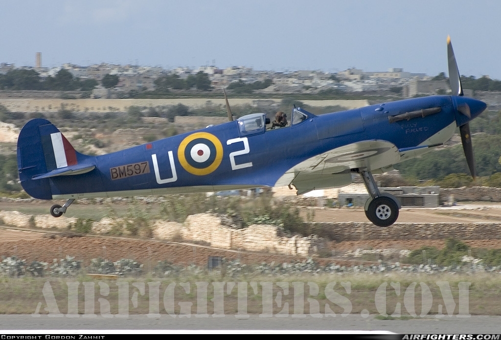 Private - Historic Aircraft Collection Supermarine 331 Spitfire LF.Vb G-MKVB at Luqa - Malta International (MLA / LMML), Malta